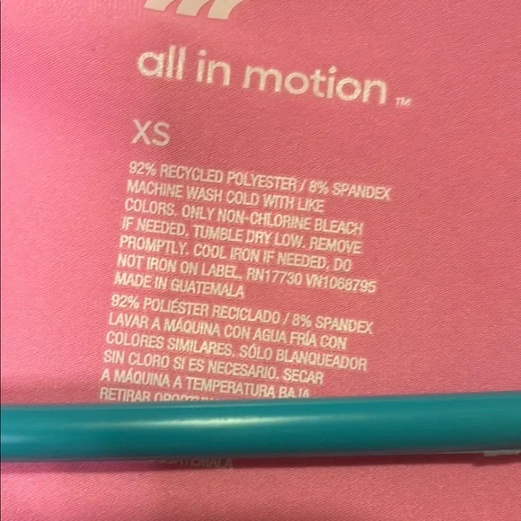 All in Motion Bright Pink Crop Top - Picture 4 of 5